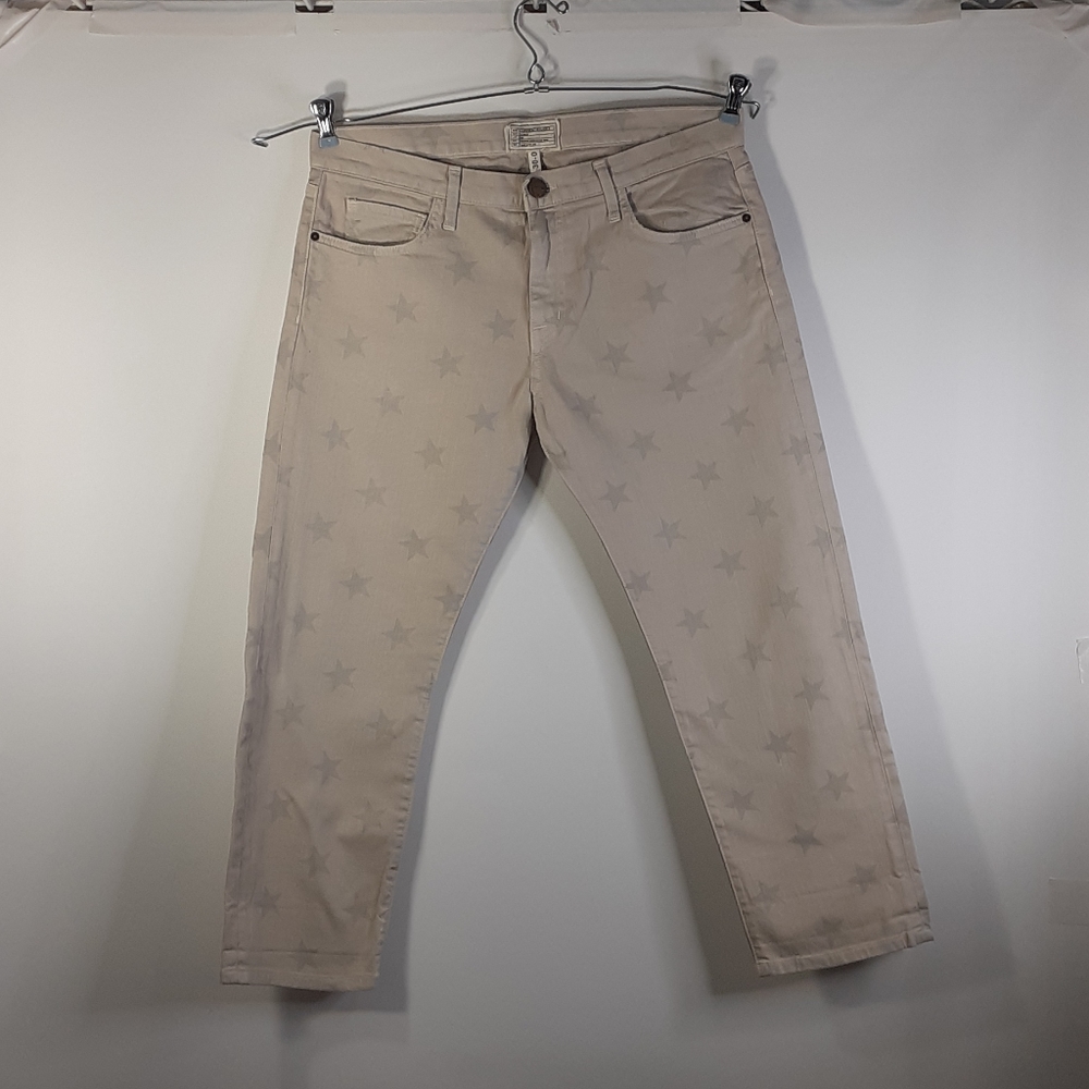 Current/Elliott Boyfriend Vanilla Stars 30 Capris